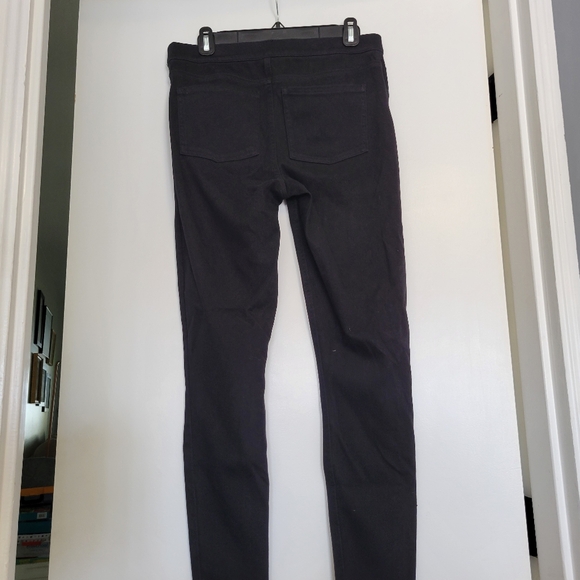 Spanx Jean-ish Ankle Leggings Black Stretch Slimming Pants Size Large - Picture 5 of 11